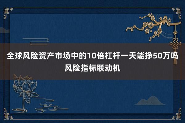 全球风险资产市场中的10倍杠杆一天能挣50万吗风险指标联动机